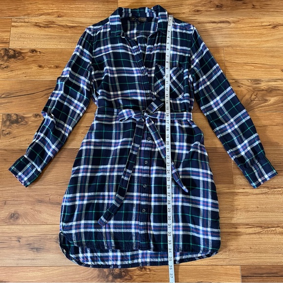 Gap Pendleton Long Sleeve Plaid Shirtdress Medium - Picture 9 of 16